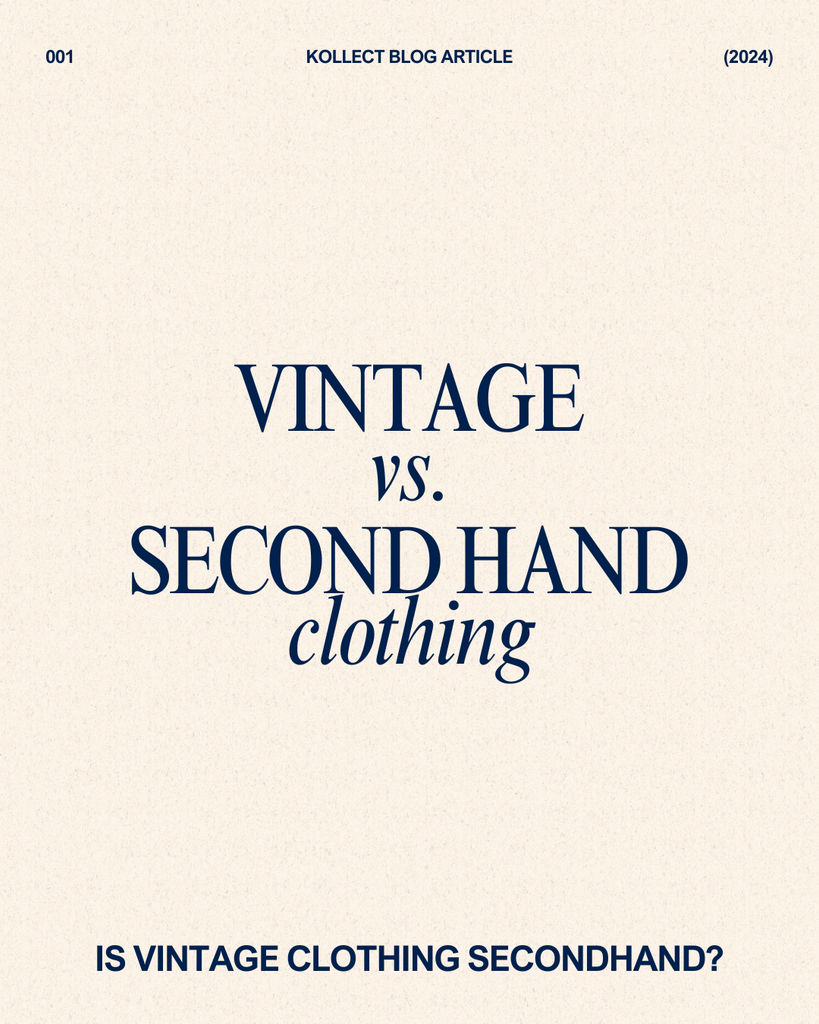 Is Vintage Clothing Second Hand?