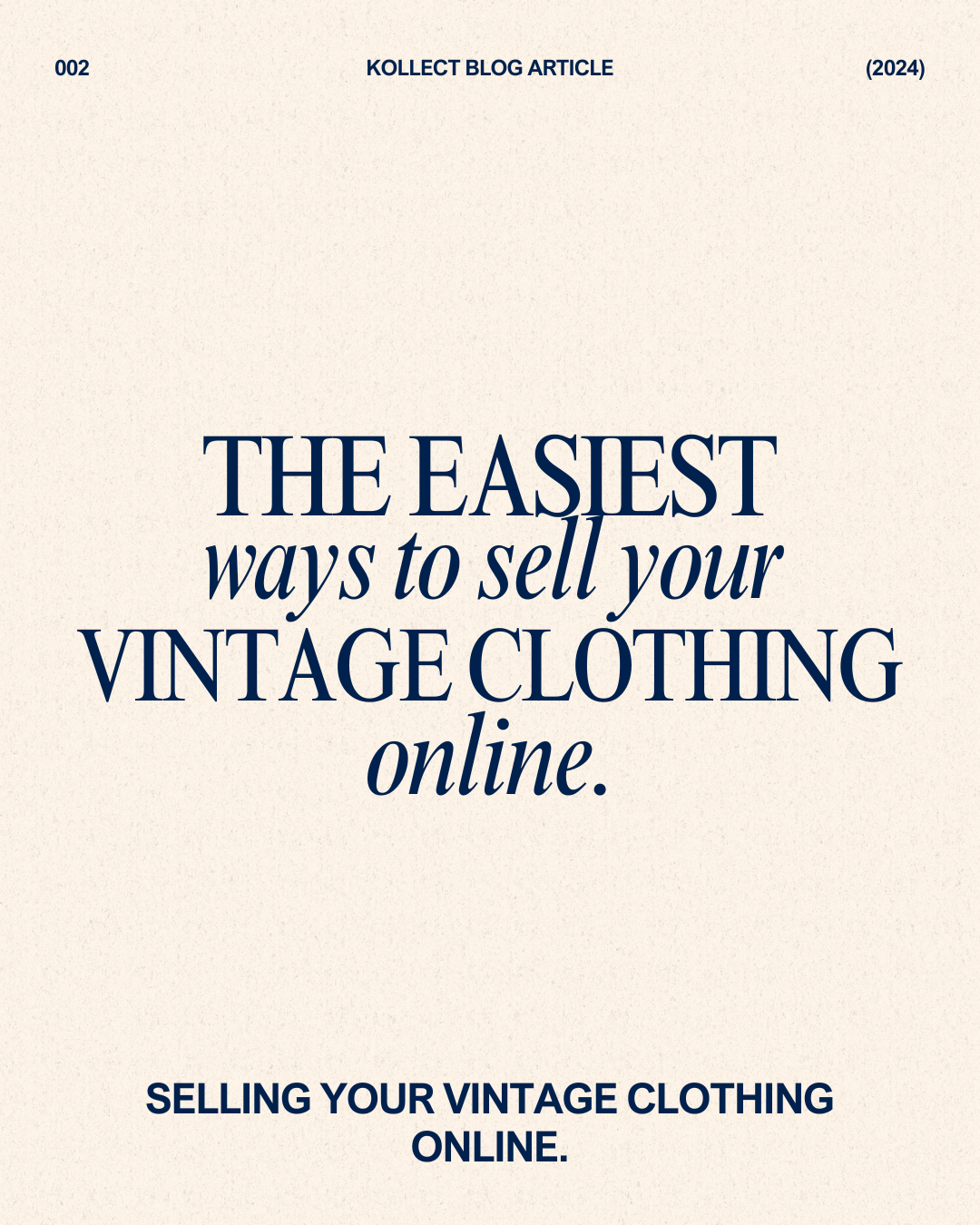 The Easiest Way to Sell Your Old Clothes Online in 2025