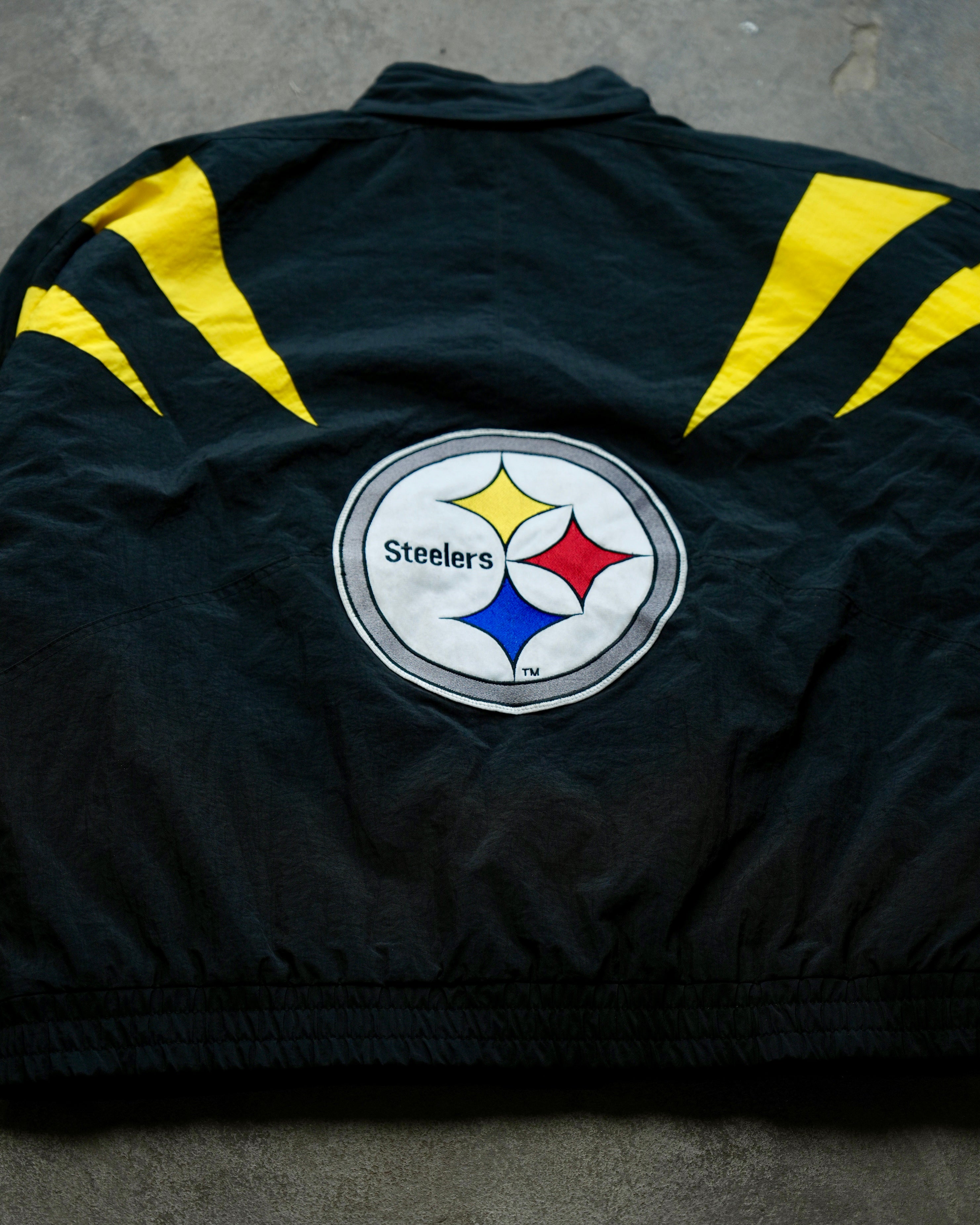 PITTSBURGH STEELERS Starter Hooded Half Zip Pullover Jacket