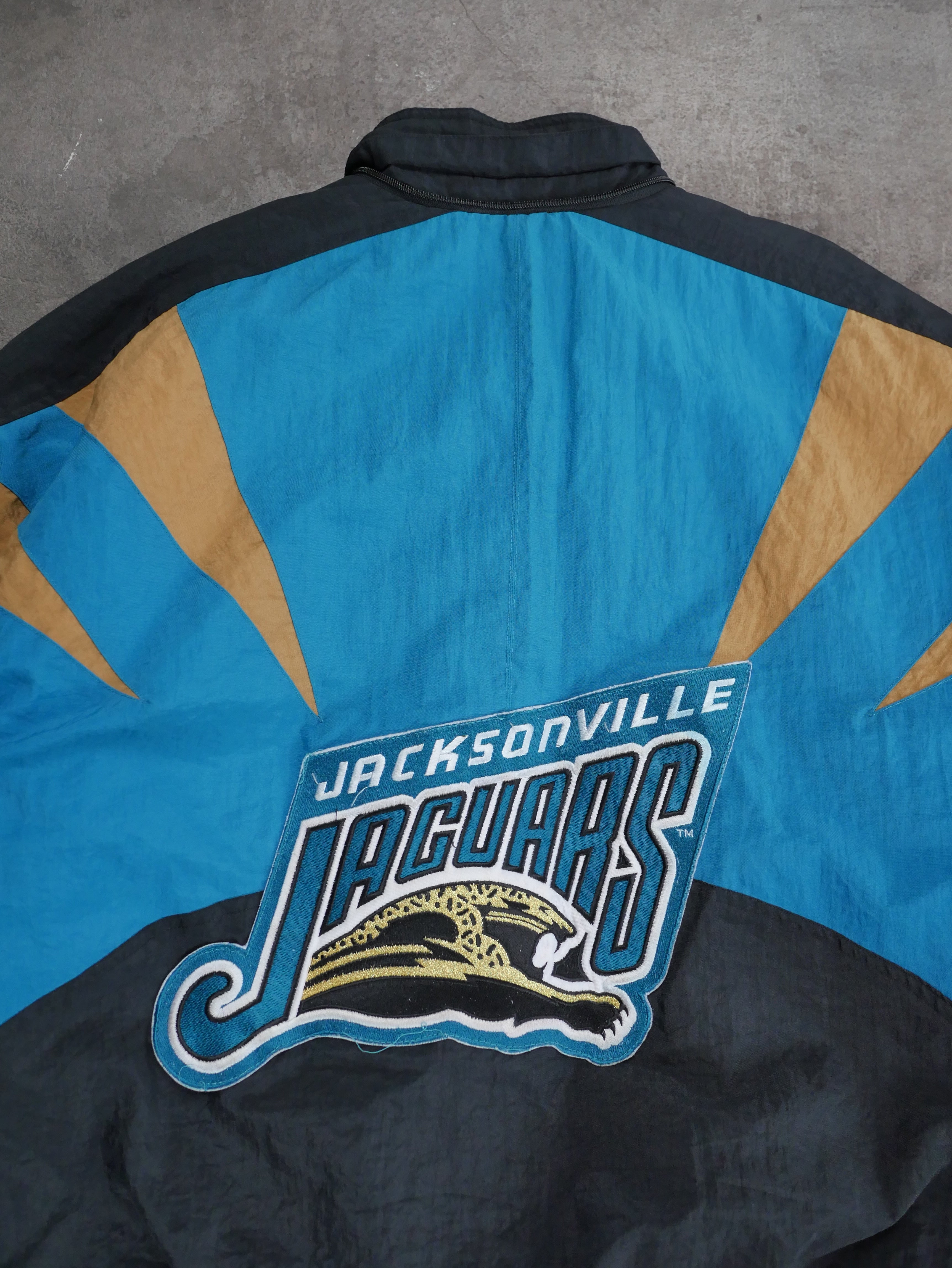 m*x様 J.LEAGUE 1993年 ジャンパー・ブルゾン Vintage Jacksonville Jaguars Jacket Banned Logo Apex One Jacket XL